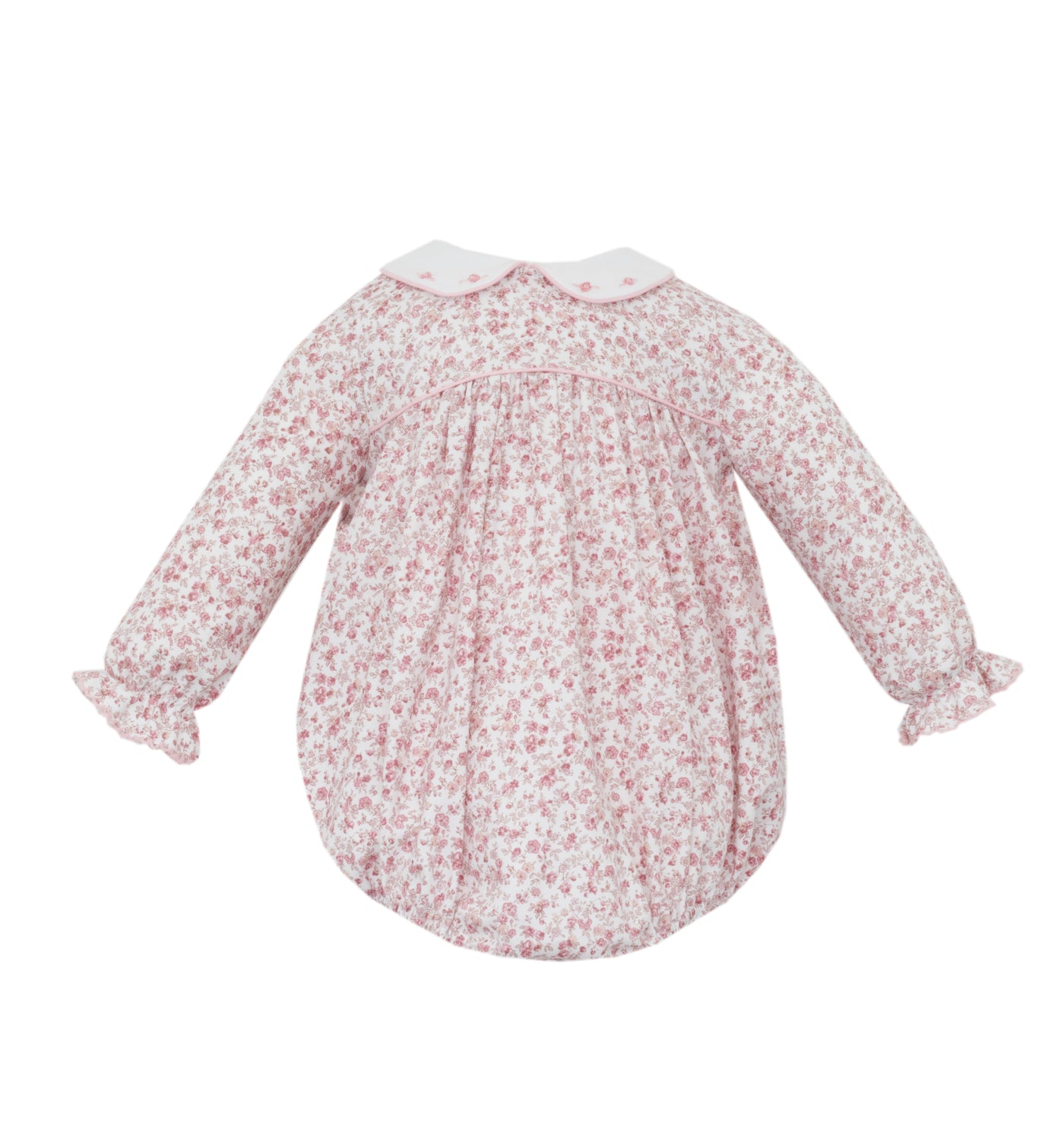 Yvonne Short Bubble - Pink Roses Twill