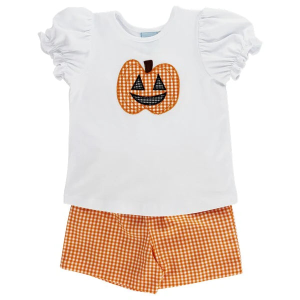 Bailey Boys Girl Short Set Jack O Lantern