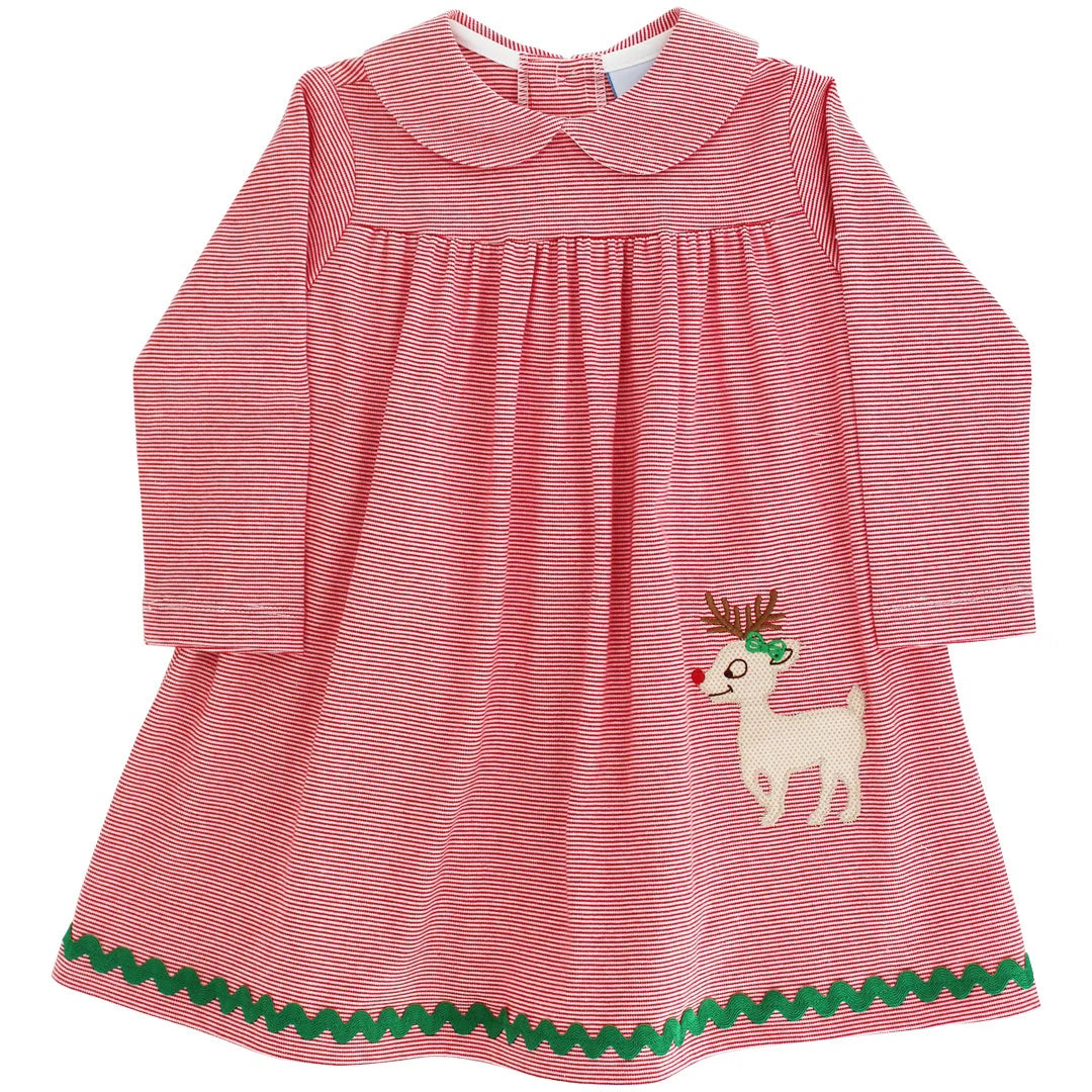 Knit Collar Dress - Reindeer Games