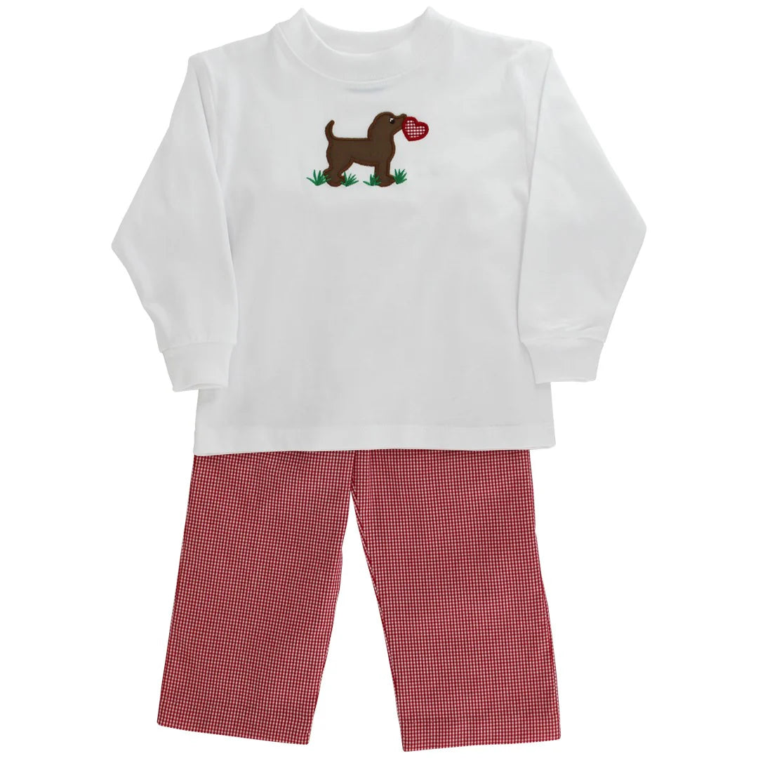 Boys Pant Set - Puppy Love