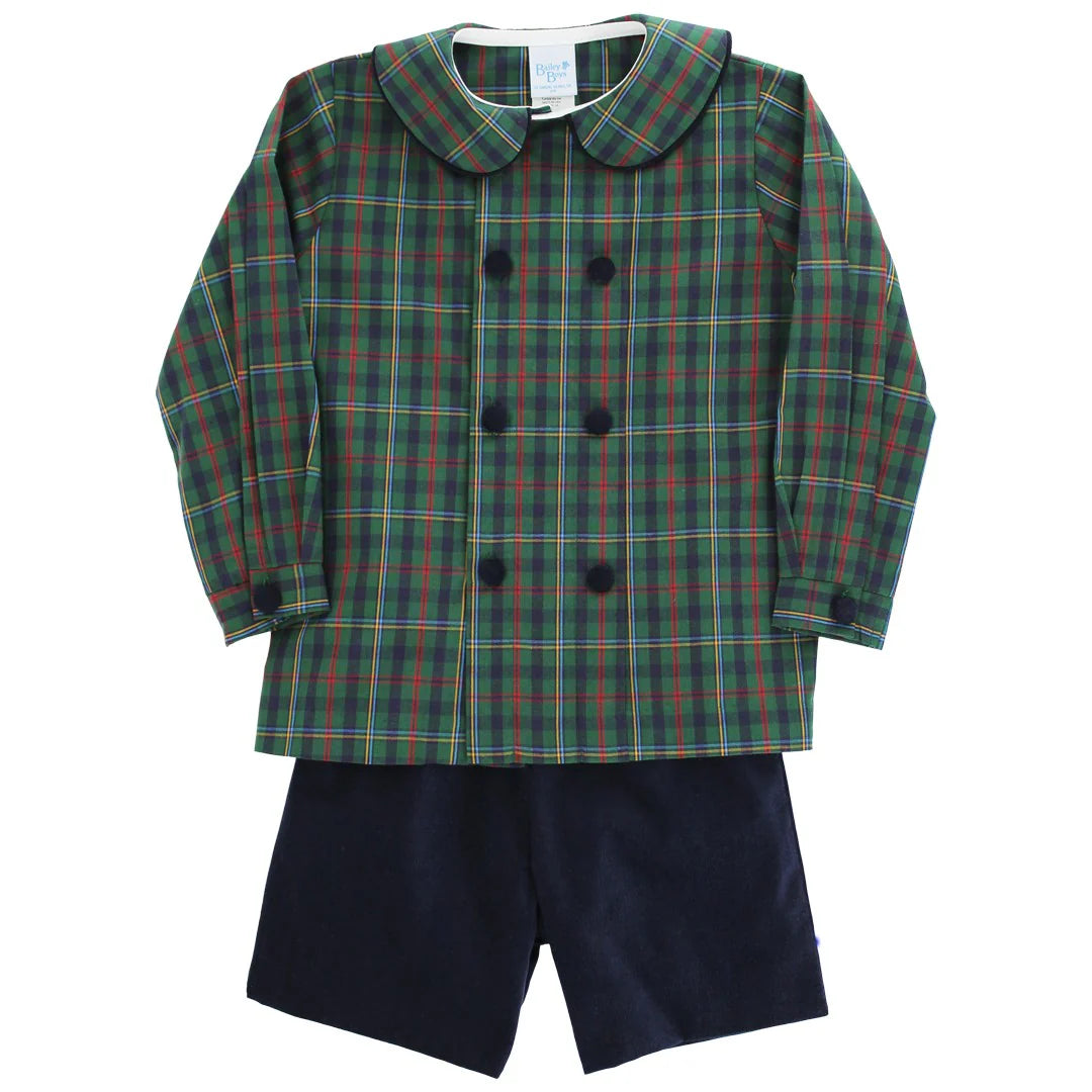 Dressy Short Set - Watson Plaid