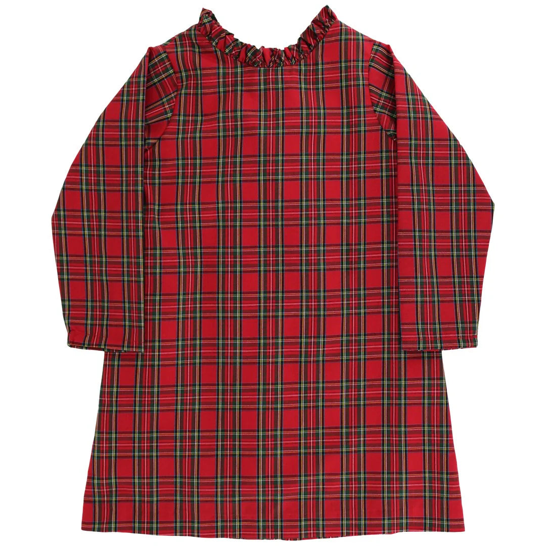 A Line Dress - Tartan Plaid