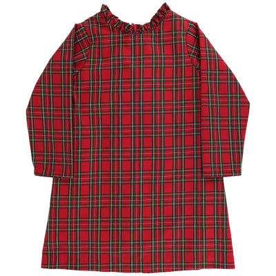 A Line Dress - Tartan Plaid