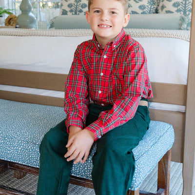 Roscoe Button Down - Tartan Plaid
