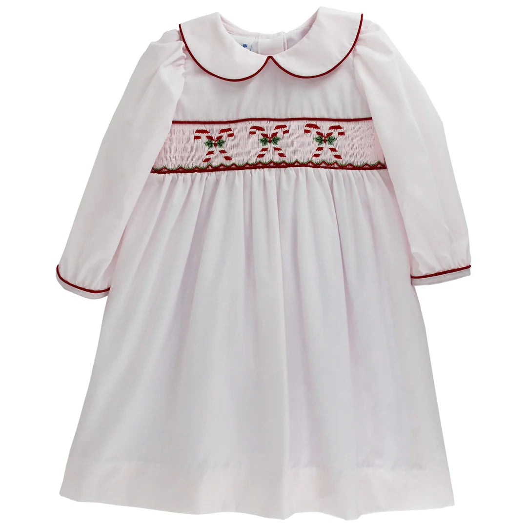 Girls Dress - Candy Canes