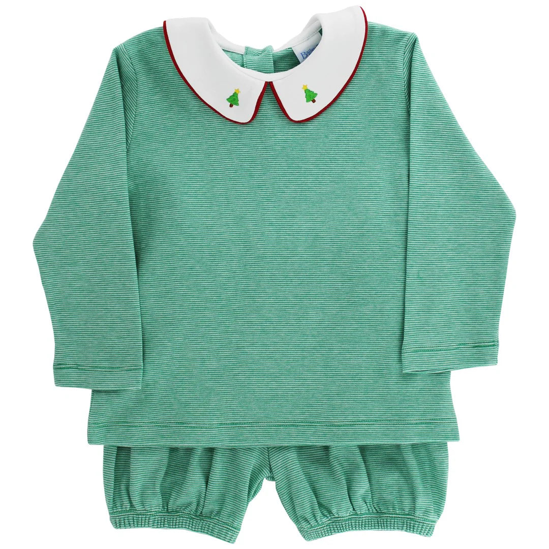 Boys Bloomer Set - Christmas Tree