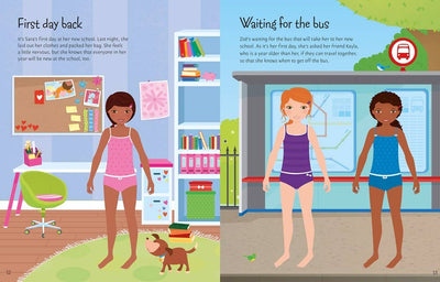 Sticker Dolly Dressing Back To School