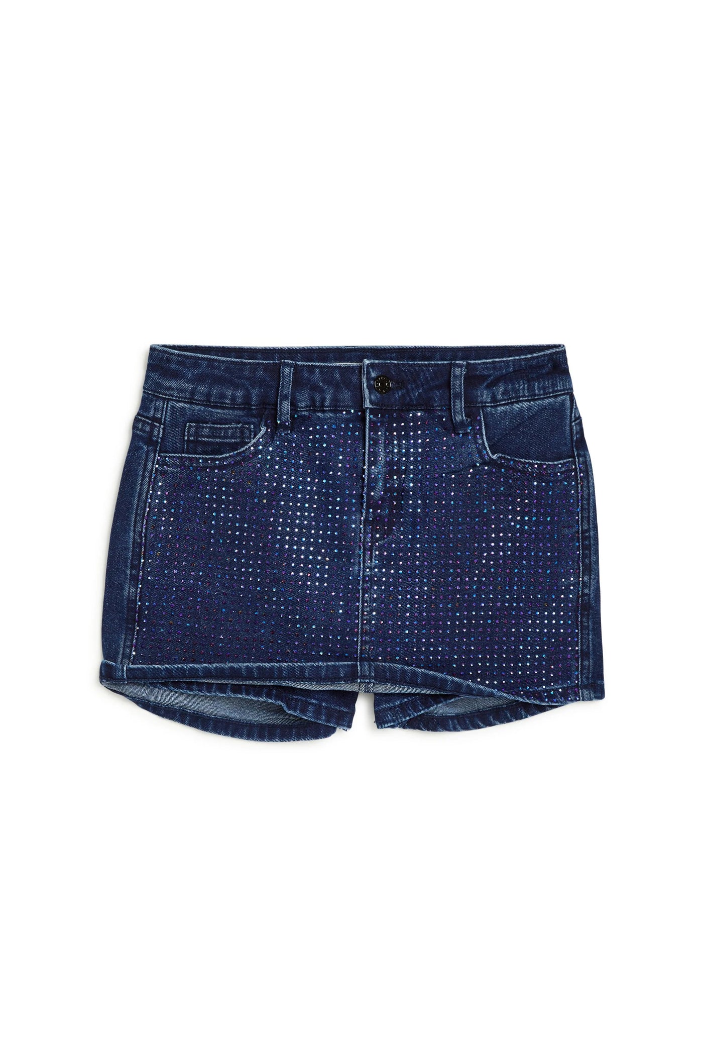 Tractr Rhinstone Grid Skort