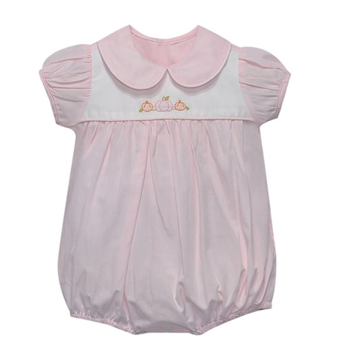 Sawyer Girl Bubble - Pink Pumpkins