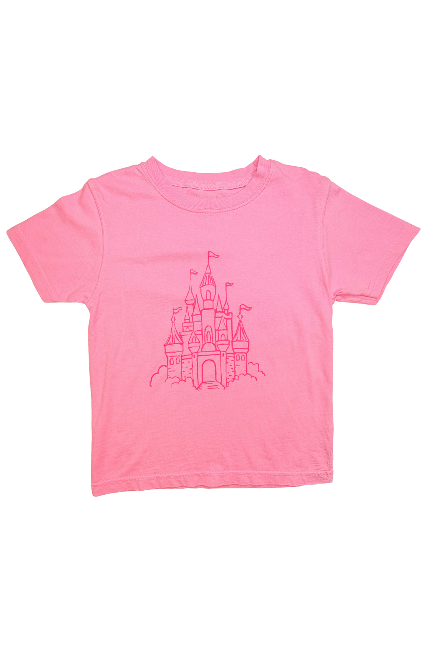 M&K S/S Pink Castle T Shirt