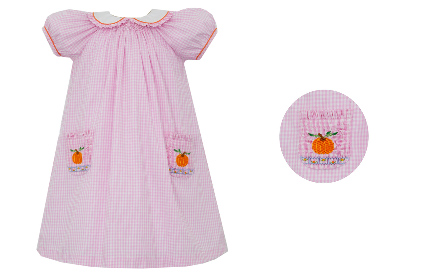 Anavini Pumpkin Patch Pocket Dress