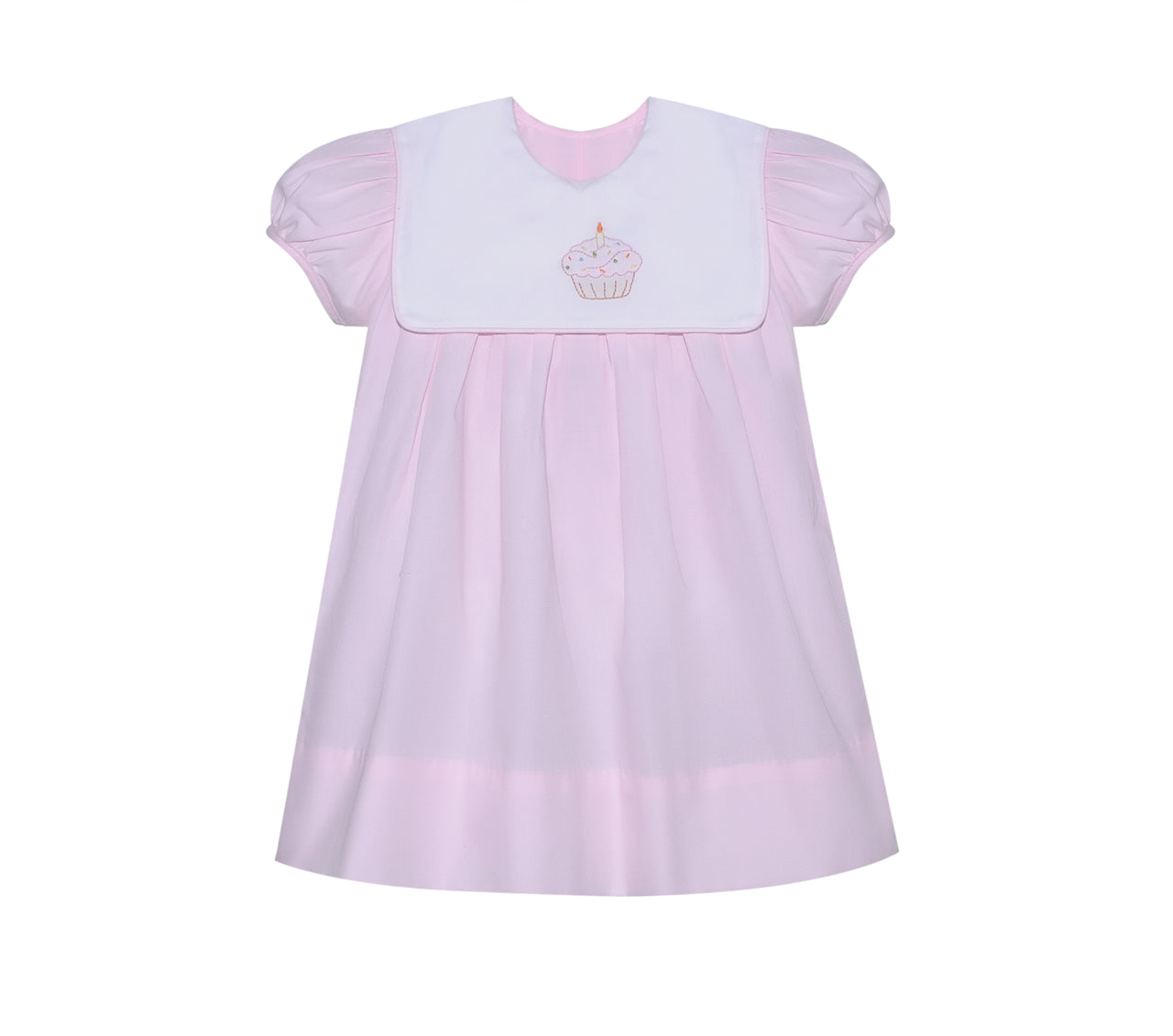 Ellis Dress - Pink Birthday Cupcake