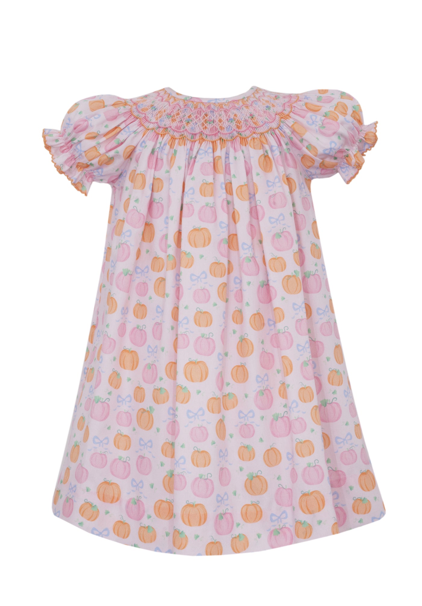 Anavini S/S Pumpkin Print Bishop