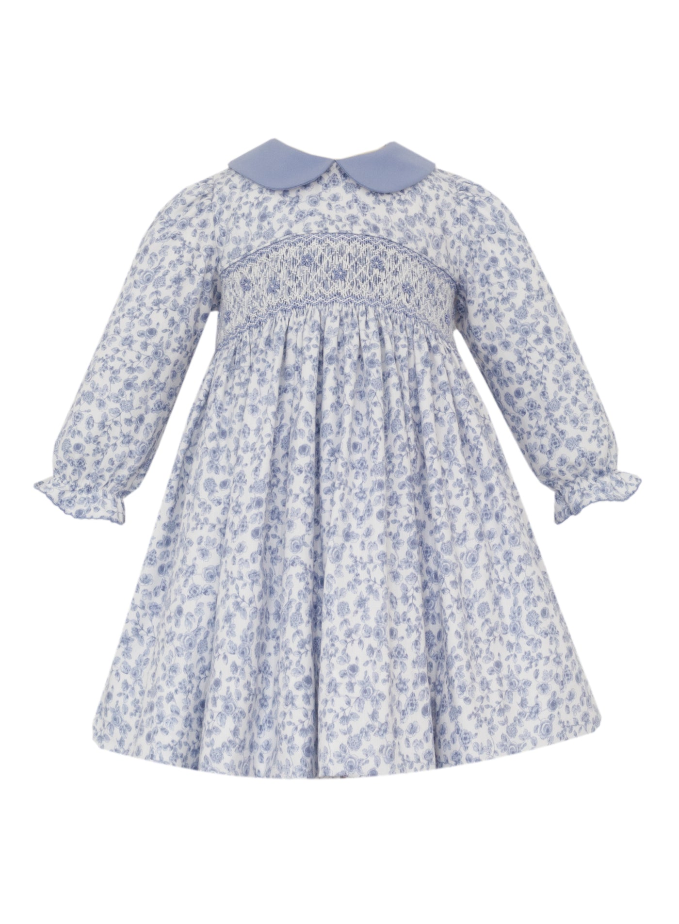 Valentina Float Dress - French Blue Floral