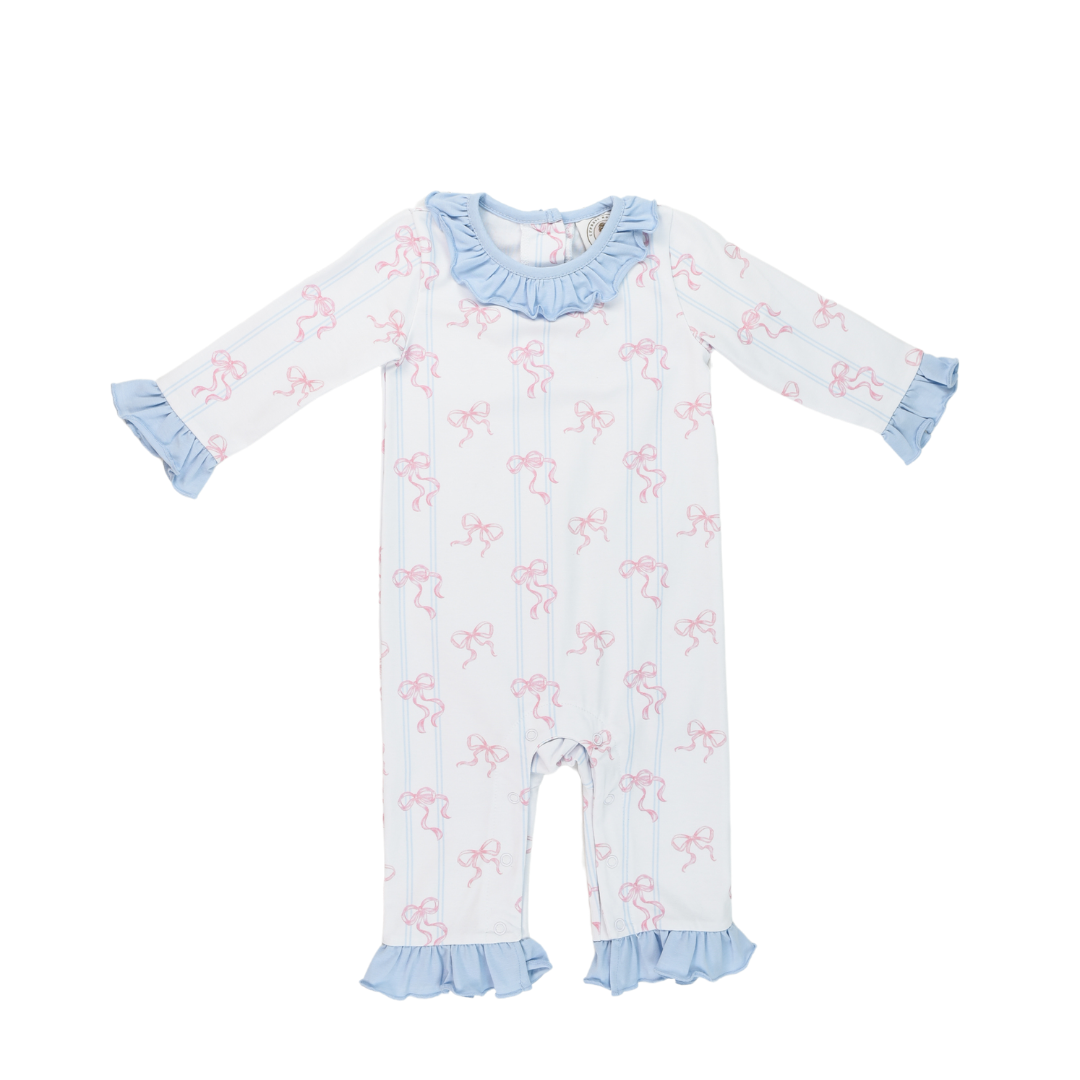Riley Ruffle Romper - Bowtiful