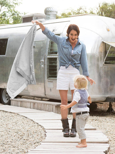 Luxe™ Baby Blanket: Blue