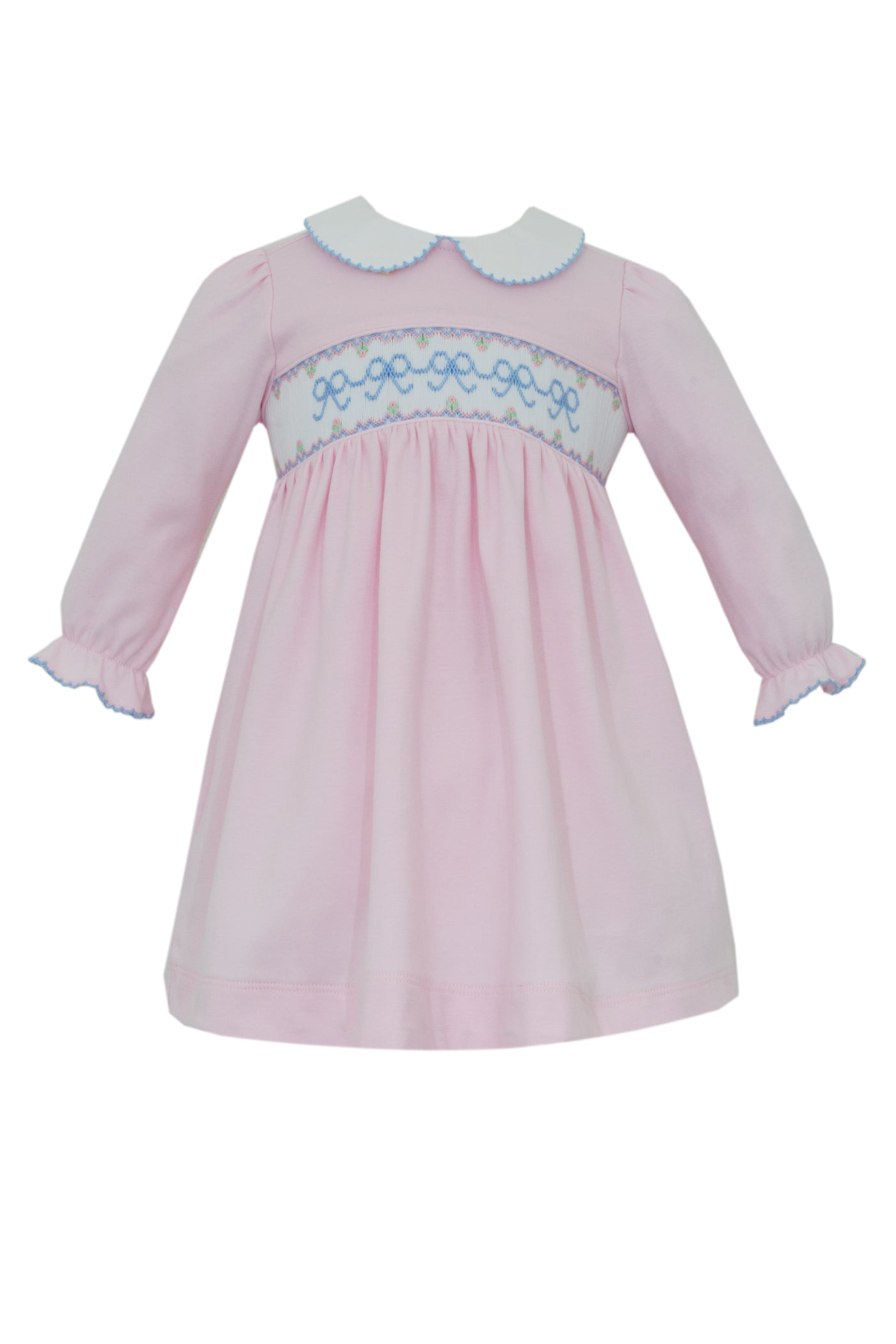 Petit Bebe L/S Bows Dress