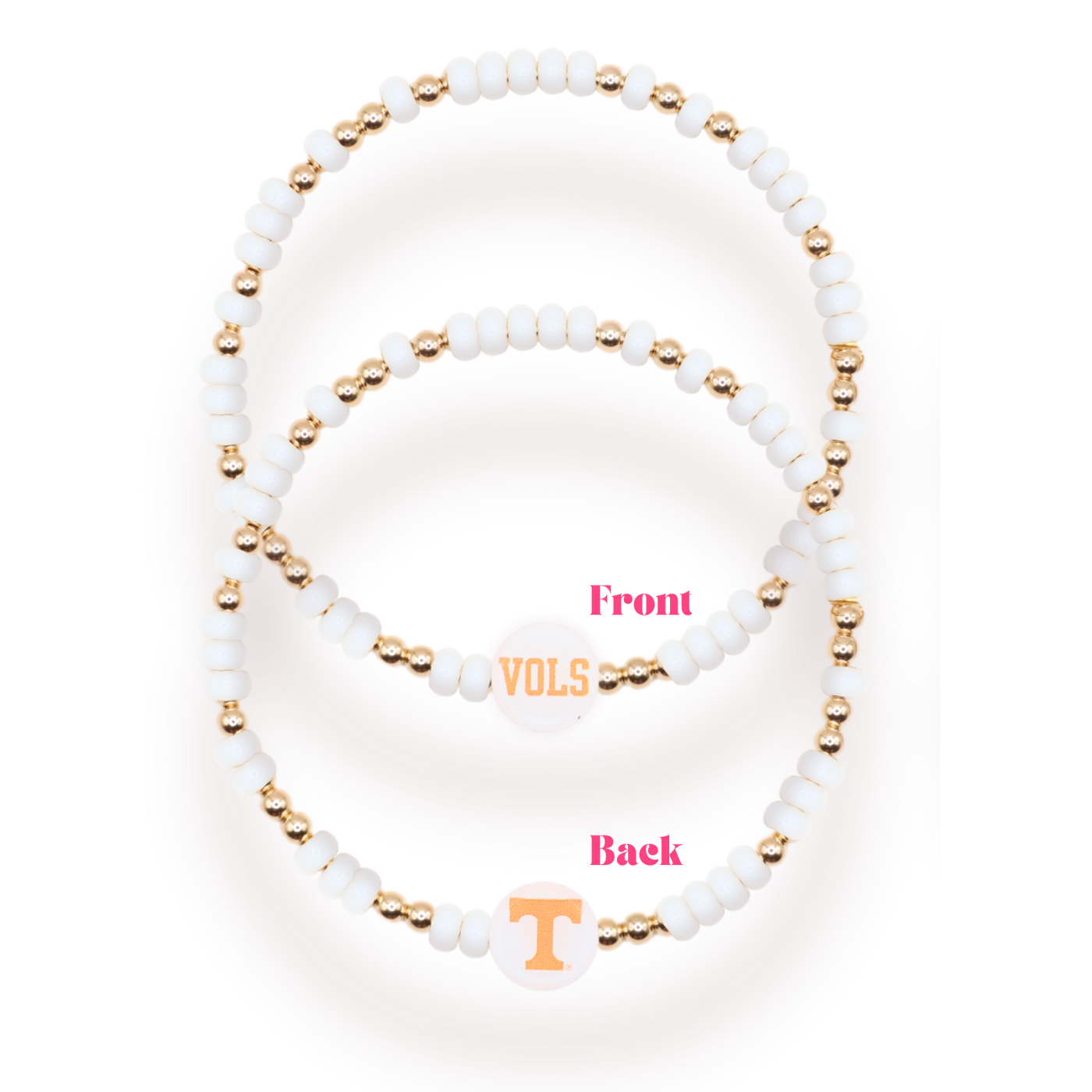Tennessee/ Vols Logo Bracelet - Standard 6.75 inch / Gold