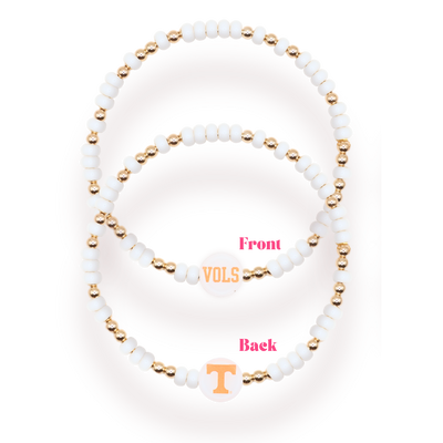 Tennessee/ Vols Logo Bracelet - Standard 6.75 inch / Gold