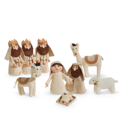 6" Ivory Nativity