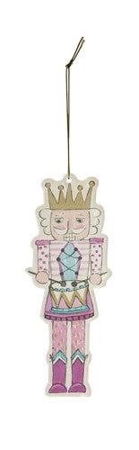 6" Blushing Nutcracker Acrylic Ornament 1