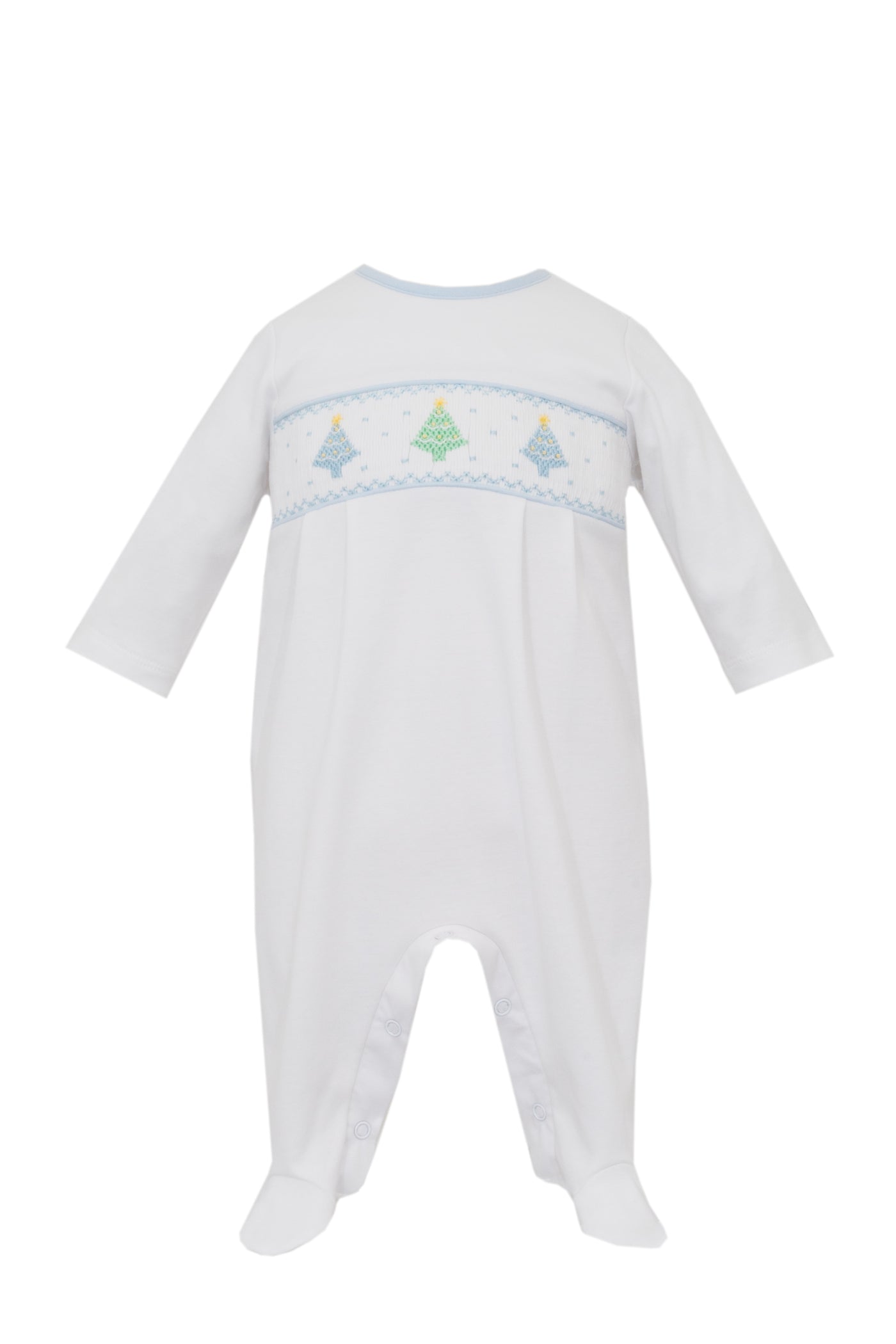 Petit Bebe Xmas Trees Boy L/S Footie