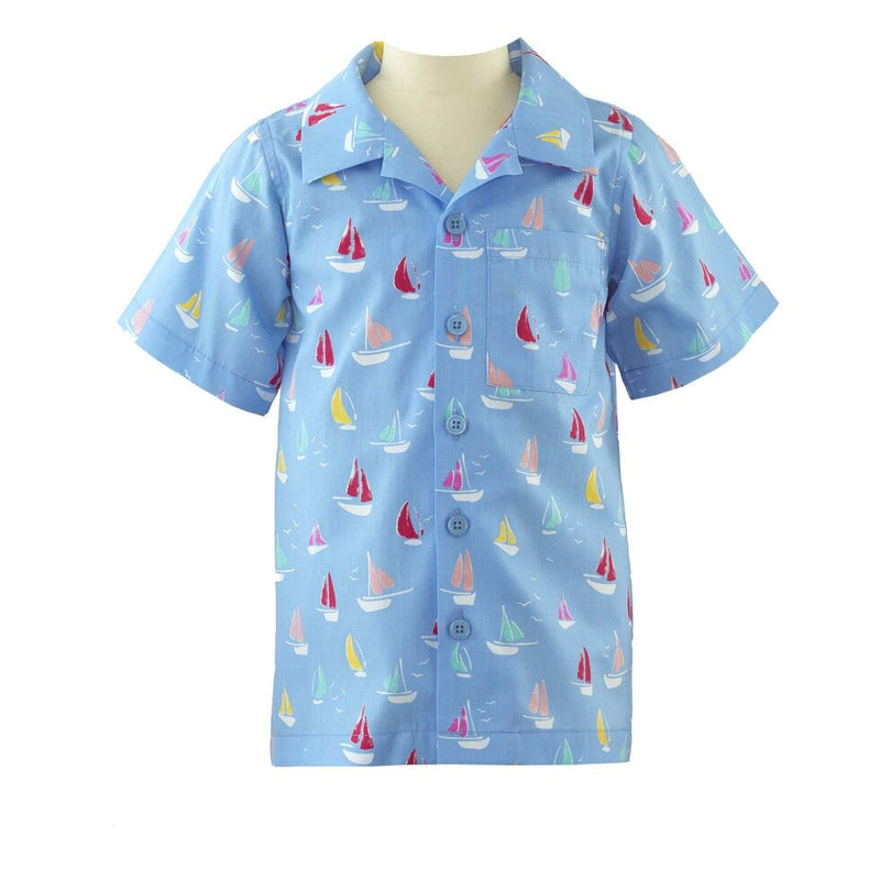 Rachel Riley Sailboat Shirt for Kids – Plaid Rabbit Gifts