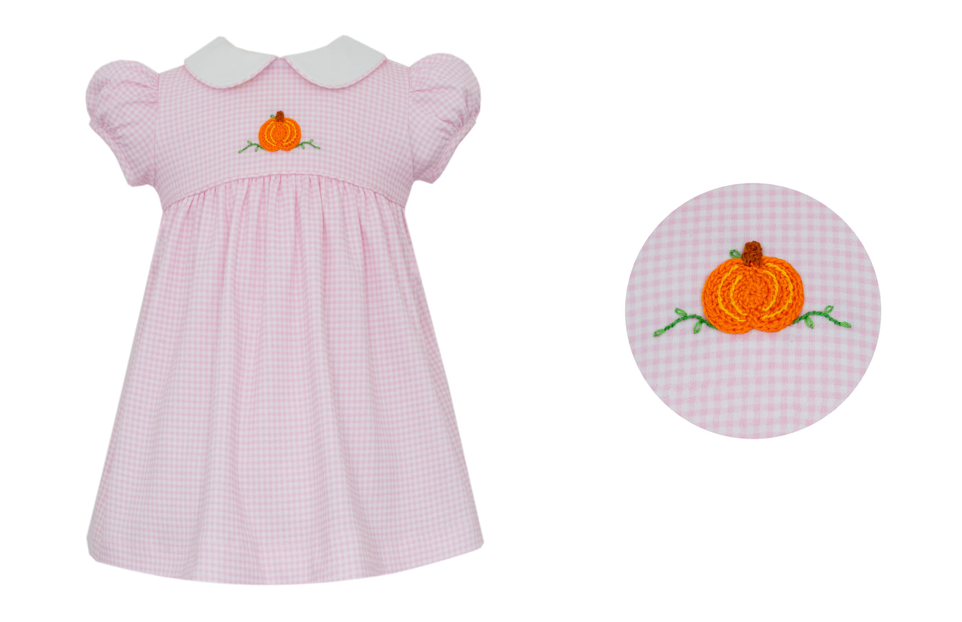 Petit Bebe Pumpkin Girl Dress