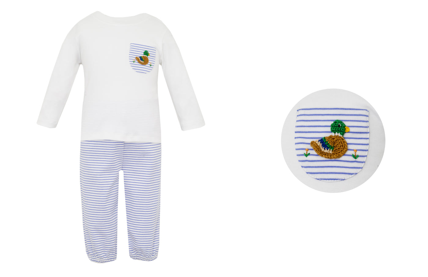 Petit Bebe L/S Mallard Pant Set