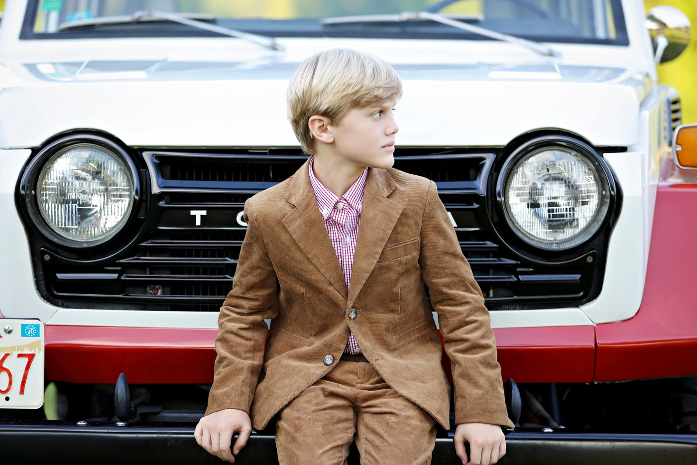 Gentleman's Jacket Khaki Corduroy