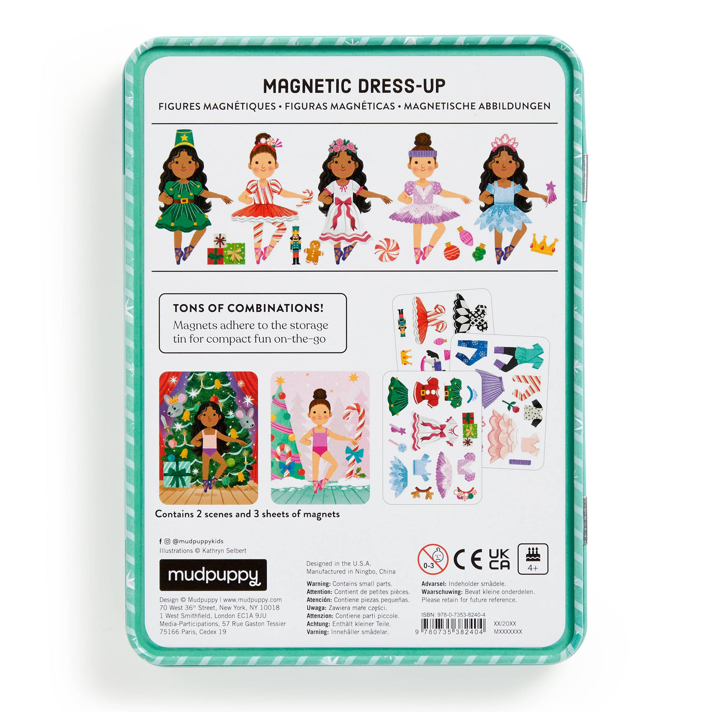 Enchanted Nutcracker Magnetic Dress-Up Book