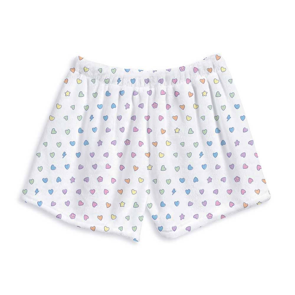 Rainbow Remix Fuzzy Lounge Shorts