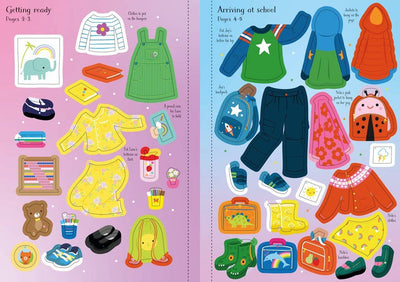 Little Sticker Dolly Dressing Starting School