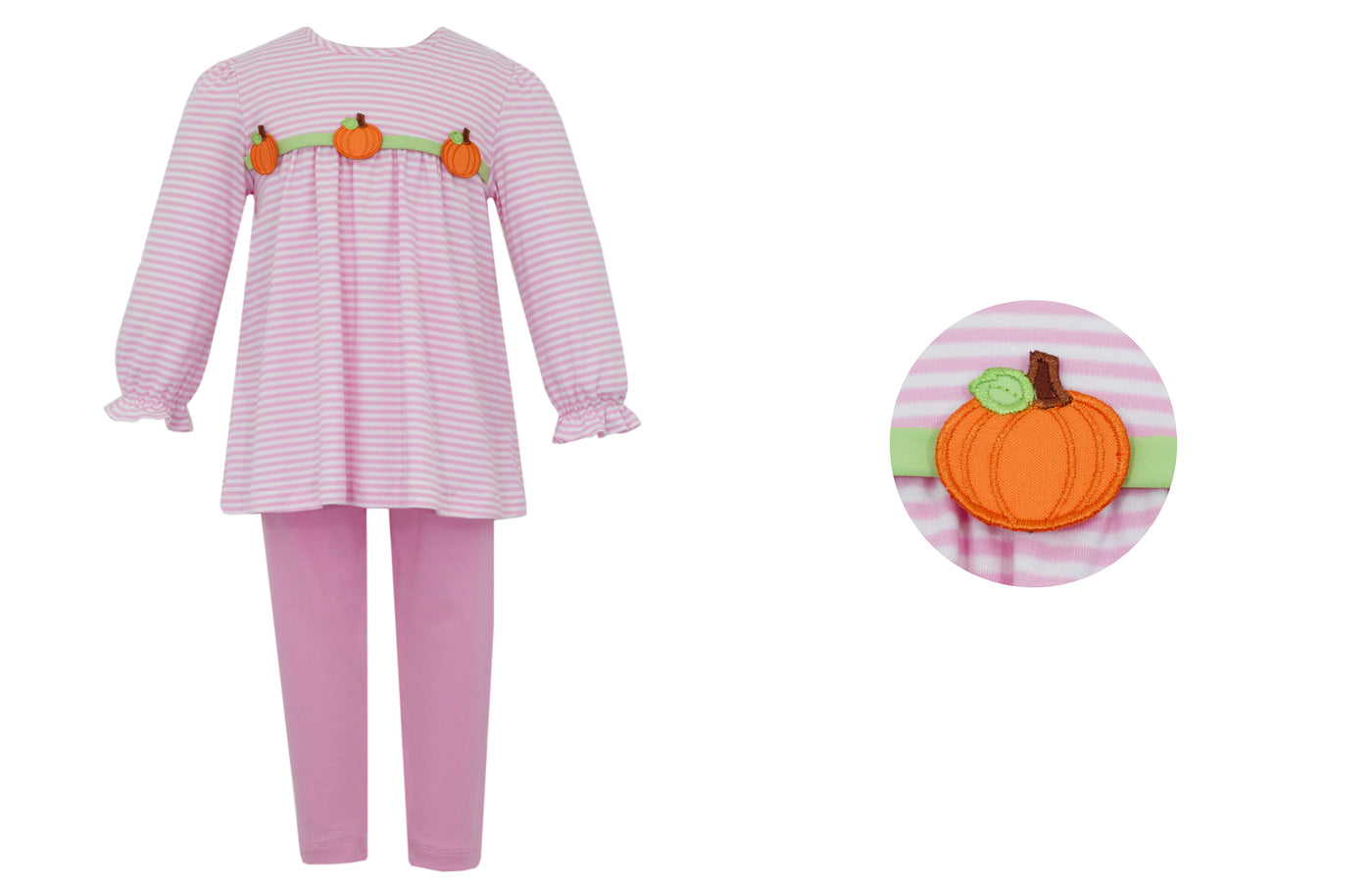 Claire & Charlie Pumpkin Tunic Set