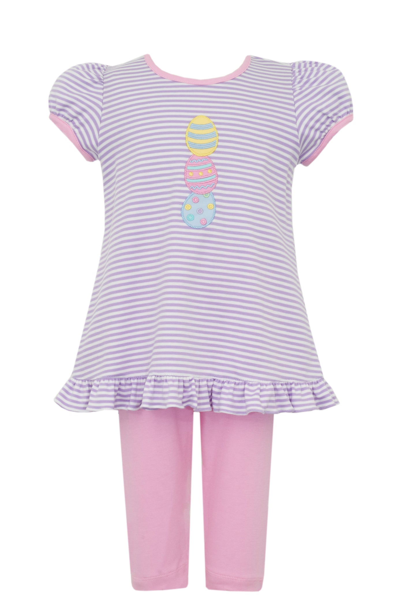 Claire & Charlie Easter Eggs Tunic Set