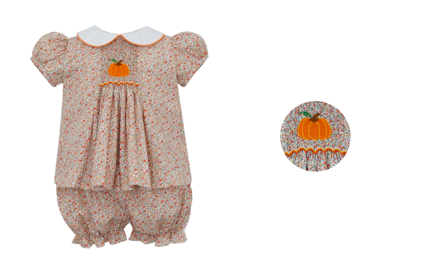 Velani Pumpkin Liberty Floral Blmr Set