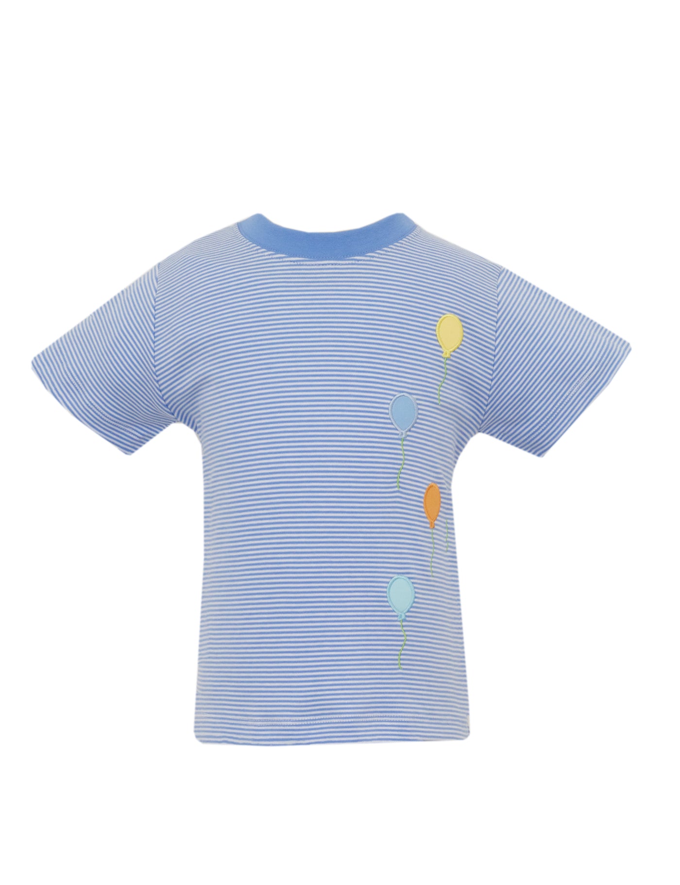 Balloon T-Shirt in Blue Knit Stripe