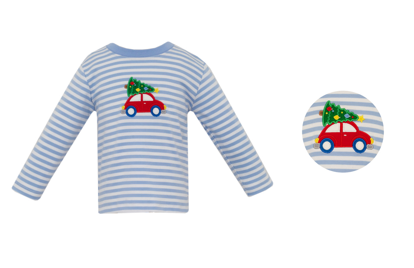 Claire & Charlie Xmas Tree Car Shirt