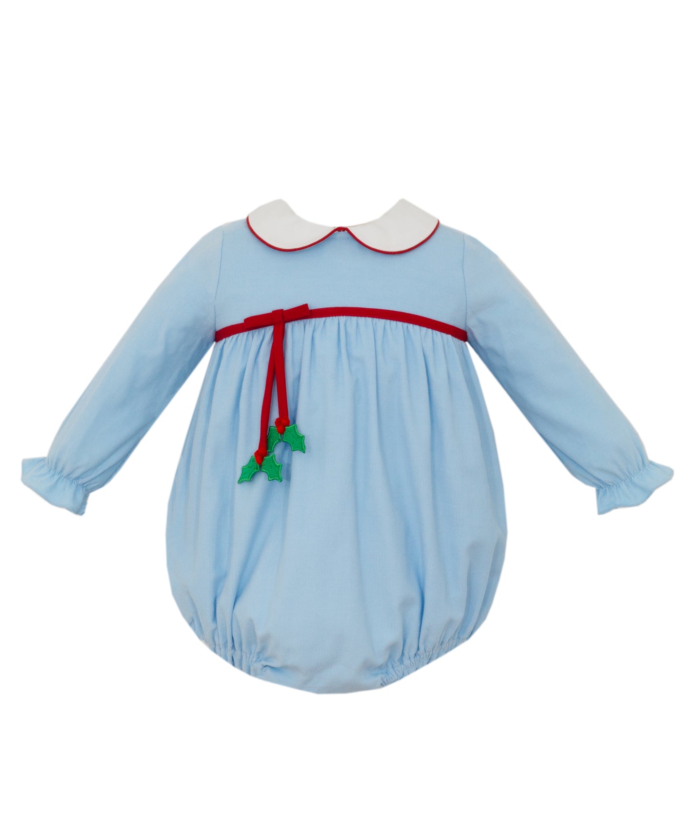 Blue Corduroy Girl Short Bubble - Holly
