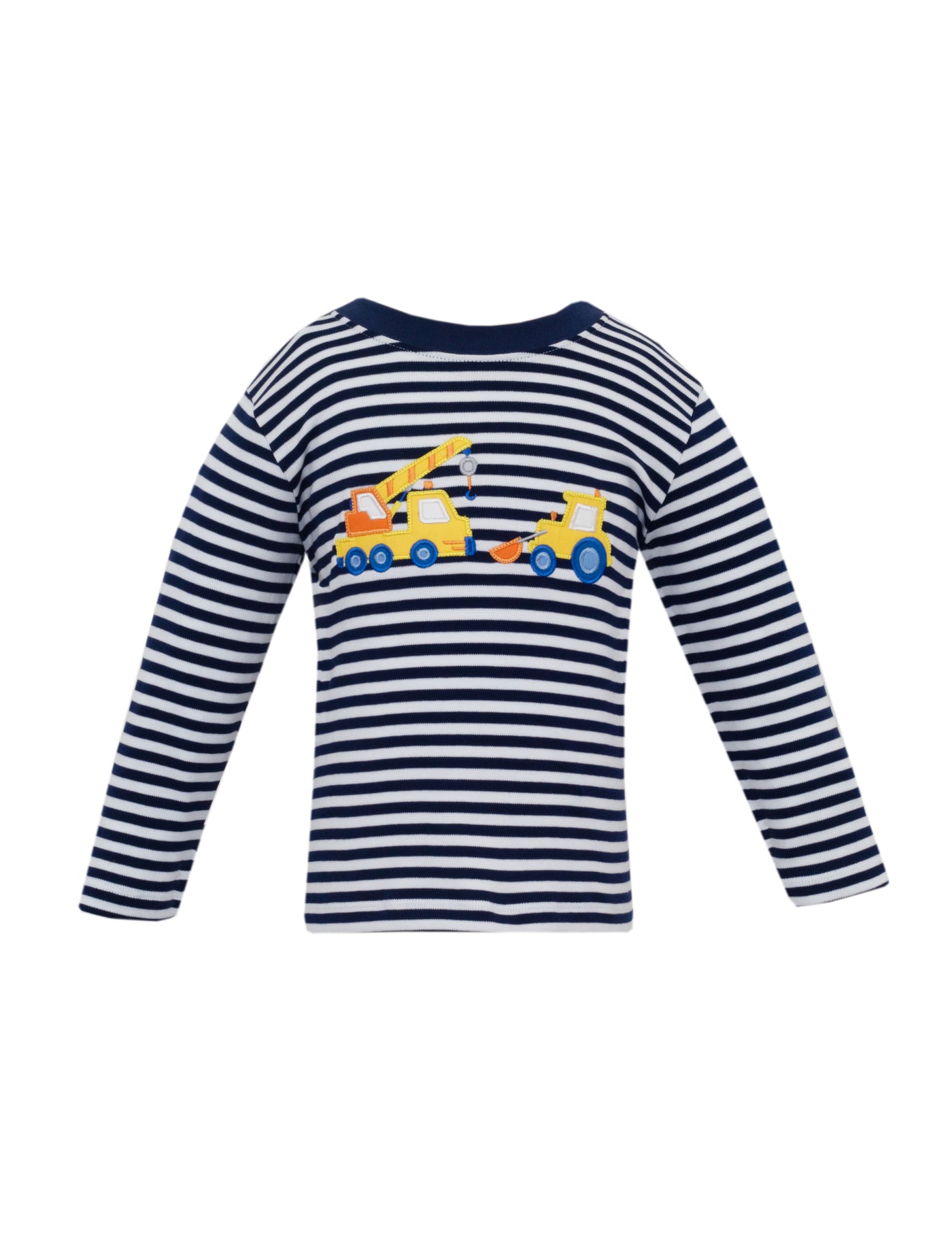 Navy Stripe L/S Tee - Crane