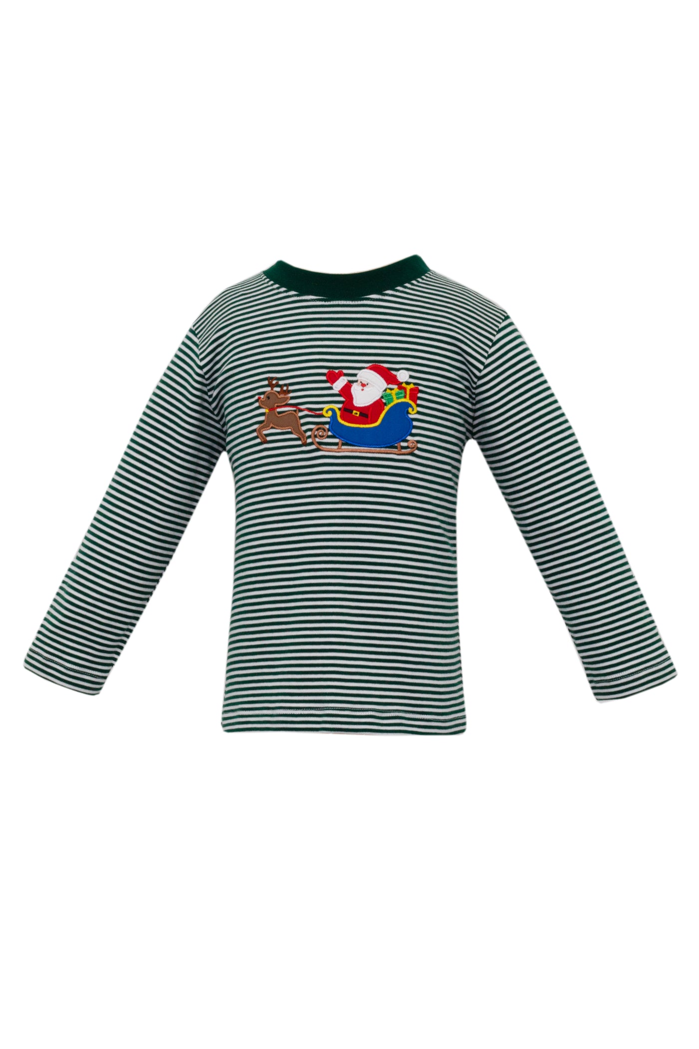 Claire & Charlie Santa Sleigh L/S Shirt