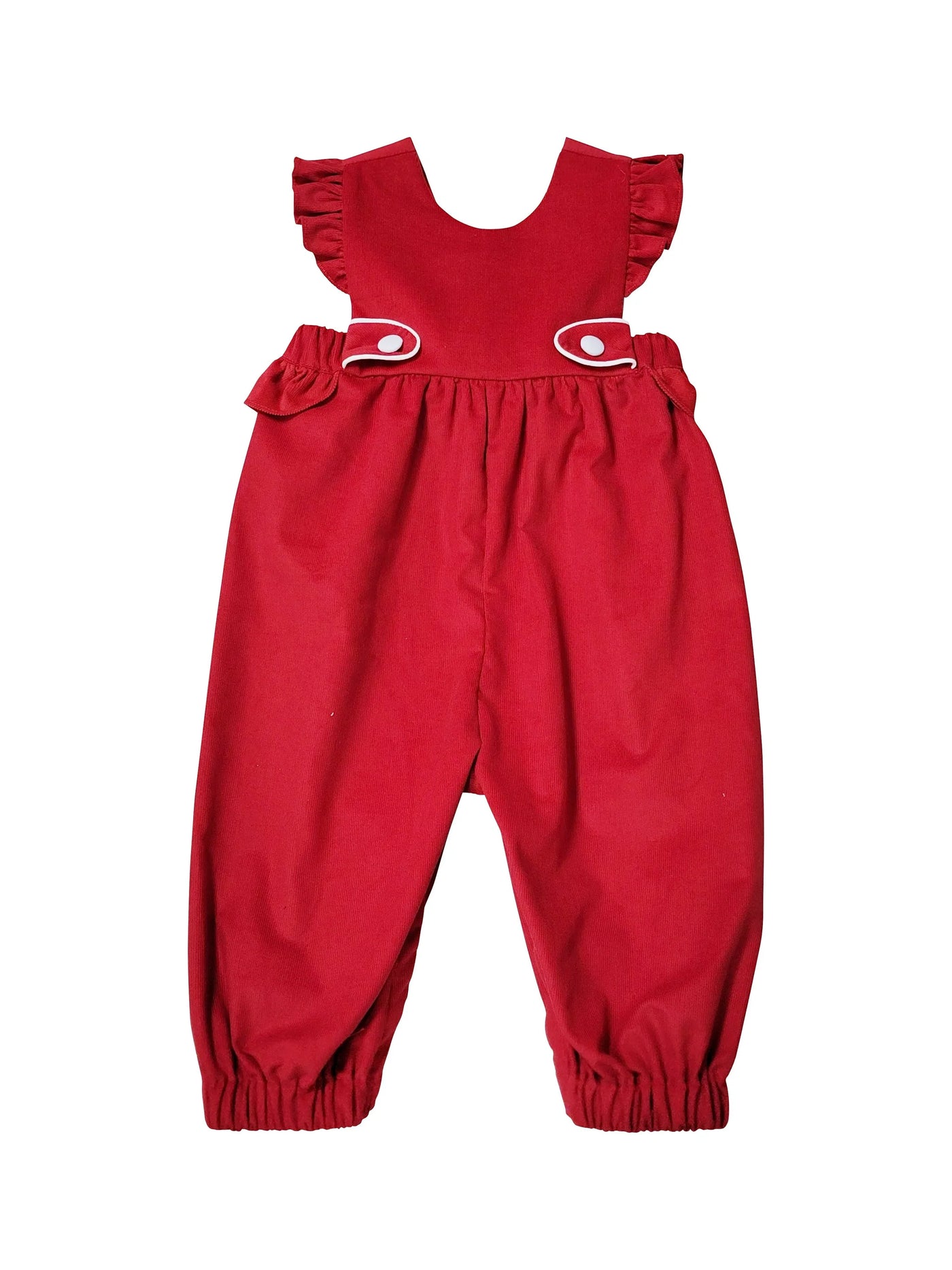 Marco & Lizzy Red Cord Romper