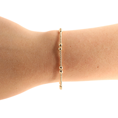 Leah Bracelet - Gold Standard 6.75 inch