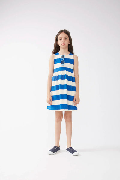 Ocean Blue Stripe Tank Dress