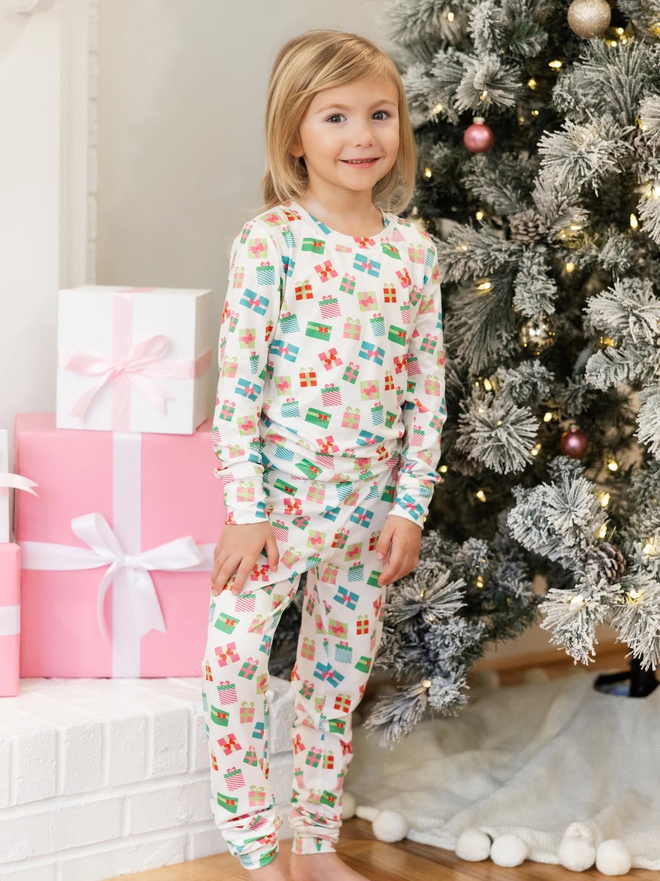 Mary Square Under The Tree Kids PJ Set