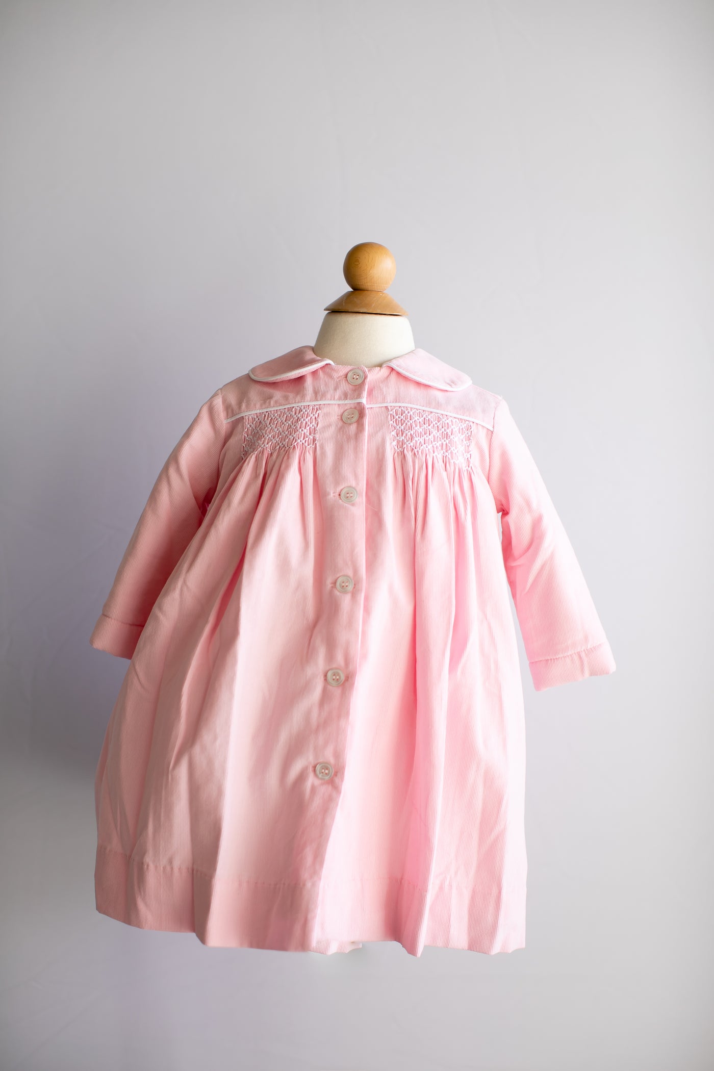 Smock Coat Pink Cord