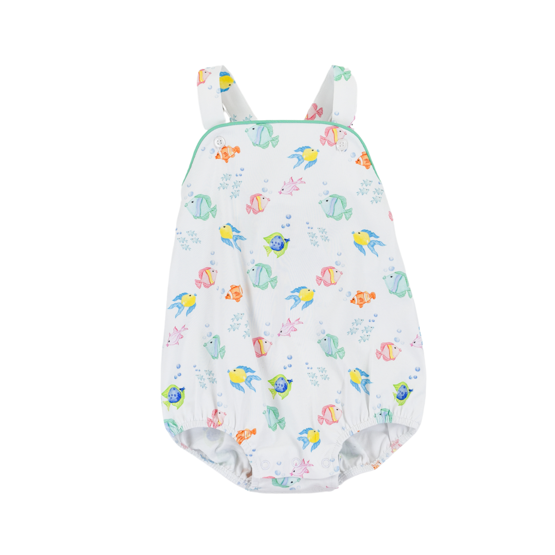 Cypress Row Fish Frenzy Boy Sunsuit