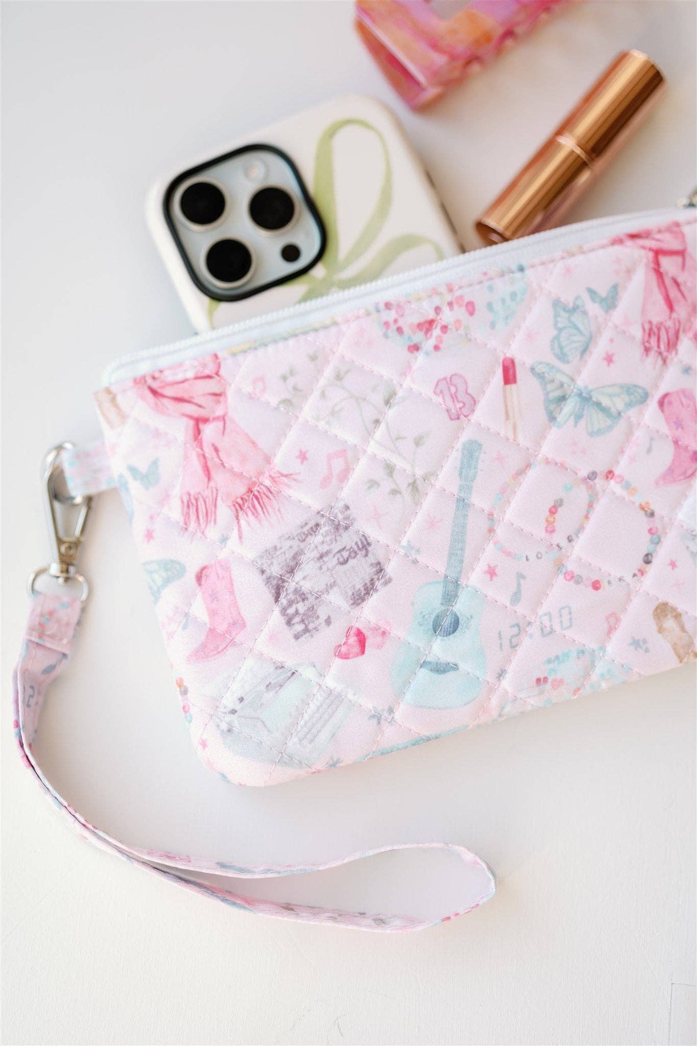 Eras Quilted Wristlet