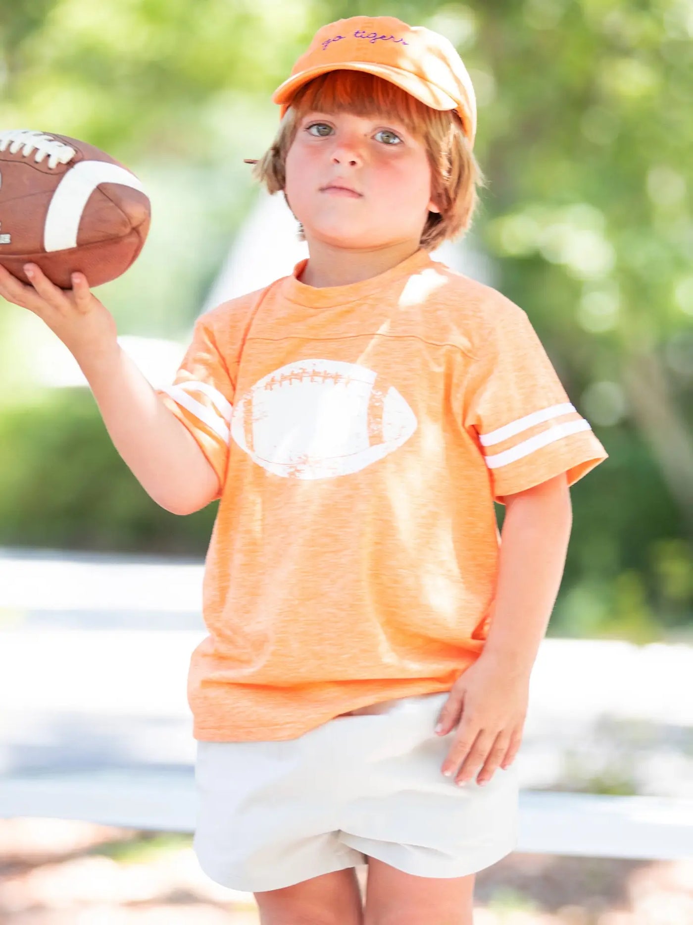 Shrimp & Grits Football Jersey Tee Shirt