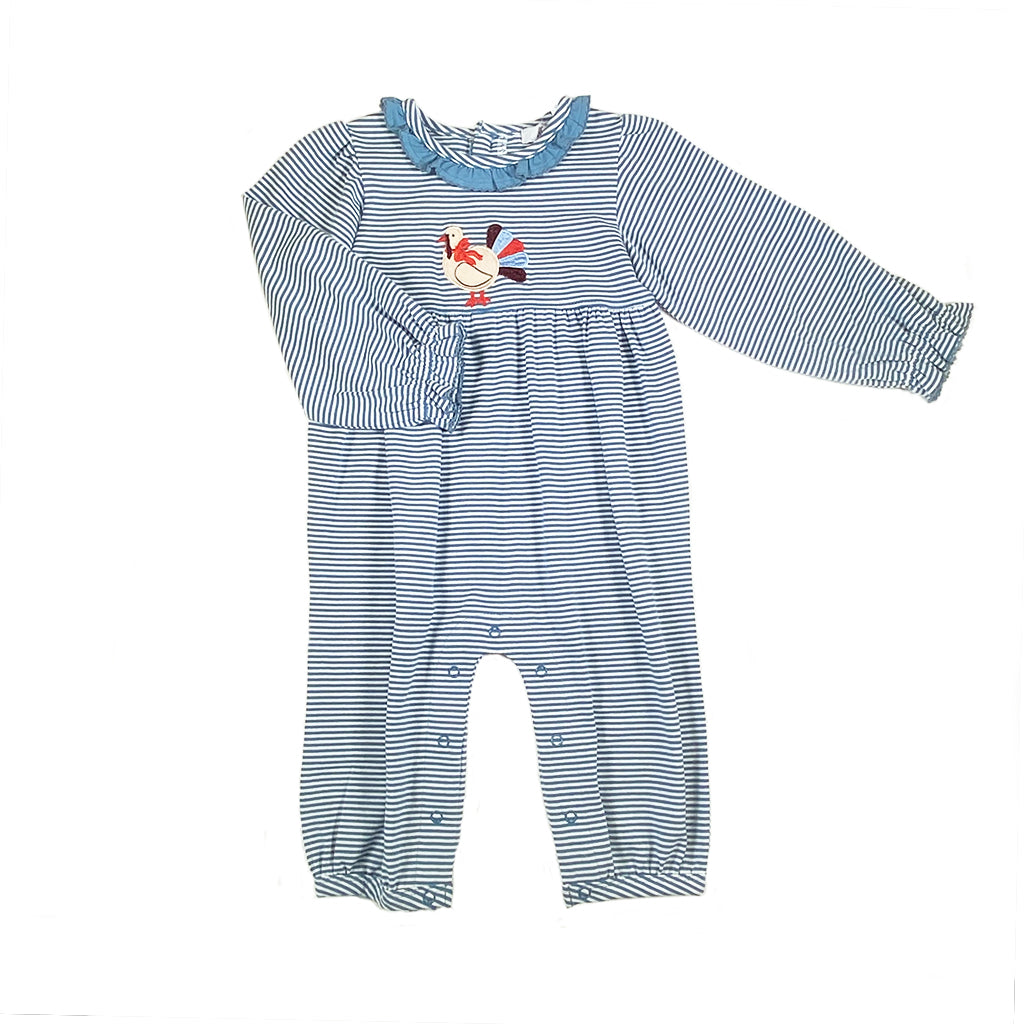Turkey Girl's Romper